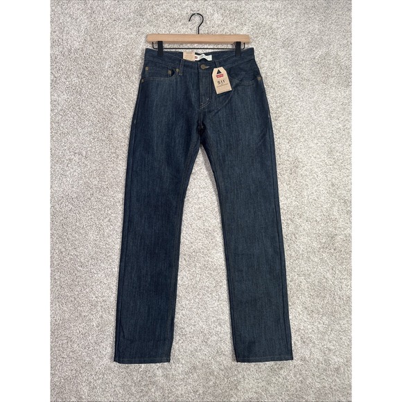 Levis 511 Jeans Boys 18‎ Regular 29x29 Slim From Hip To Ankle - Picture 1 of 12